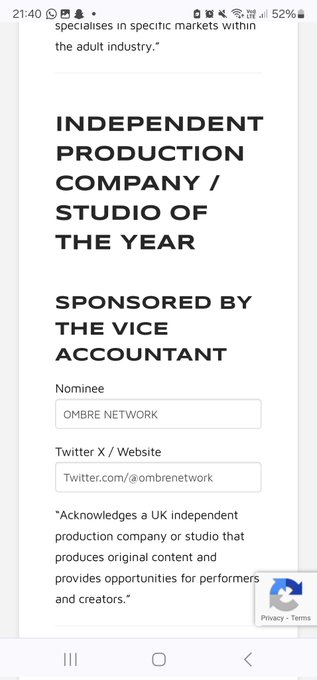 Please vote for  @ombrenetwork who undoubtedly have shot the most incredible scenes for me !! 

https://t